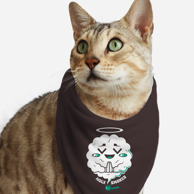 Holy Smokes-Cat-Bandana-Pet Collar-krisren28