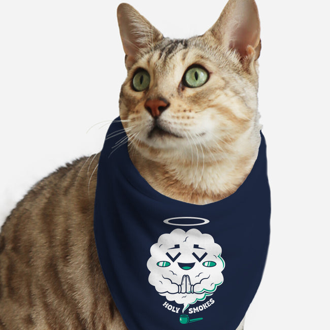 Holy Smokes-Cat-Bandana-Pet Collar-krisren28