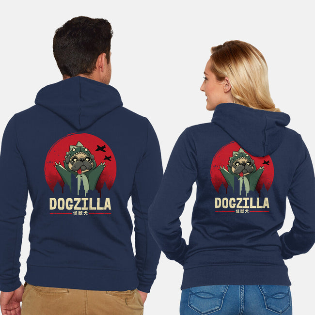 Dogzilla-Unisex-Zip-Up-Sweatshirt-retrodivision