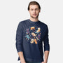 Naughty Cats-Mens-Long Sleeved-Tee-Geekydog