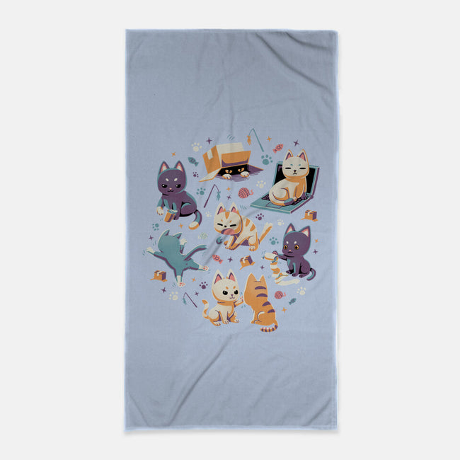 Naughty Cats-None-Beach-Towel-Geekydog