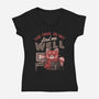 This Email Did Not Find Me Well-Womens-V-Neck-Tee-eduely