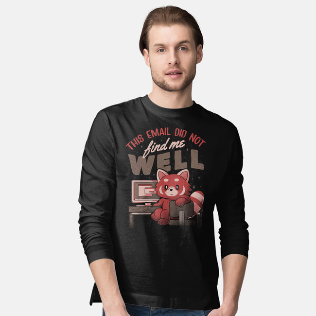 This Email Did Not Find Me Well-Mens-Long Sleeved-Tee-eduely