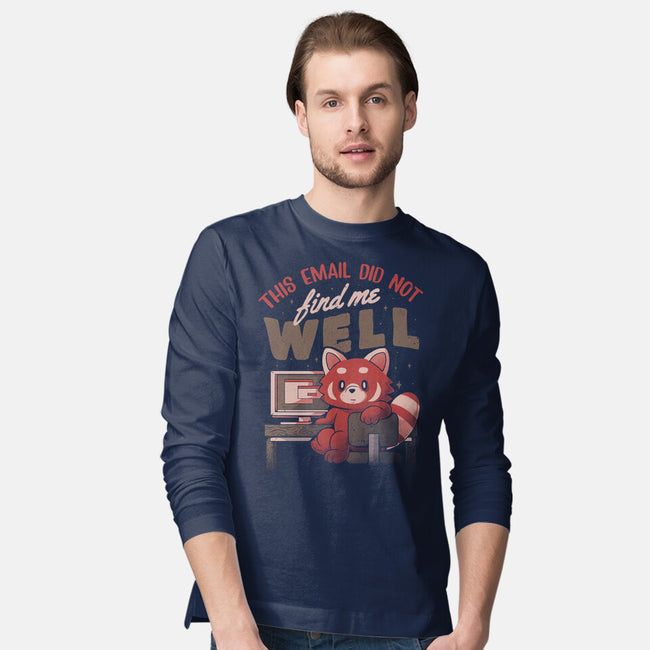 This Email Did Not Find Me Well-Mens-Long Sleeved-Tee-eduely