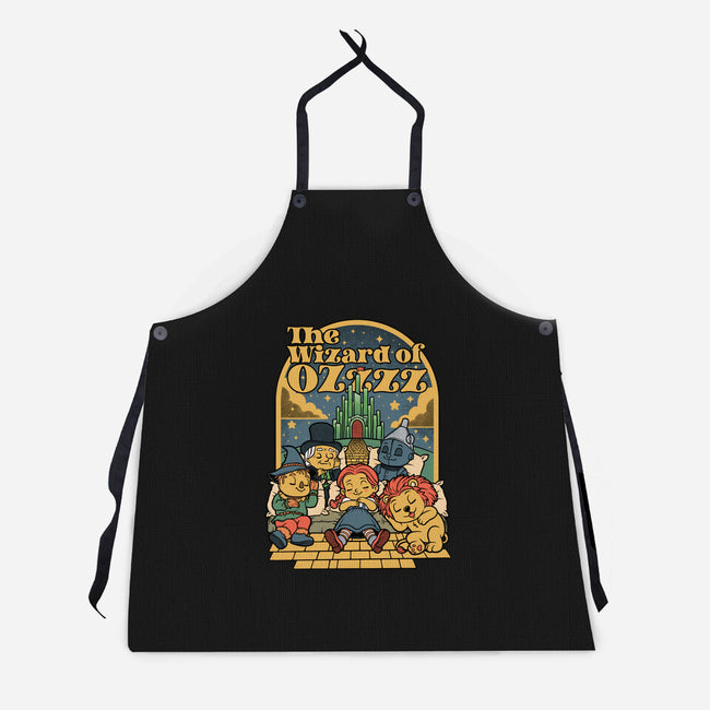 The Wizard Of Sleep-Unisex-Kitchen-Apron-Studio Mootant