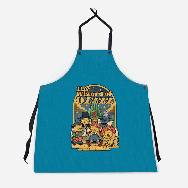 The Wizard Of Sleep-Unisex-Kitchen-Apron-Studio Mootant