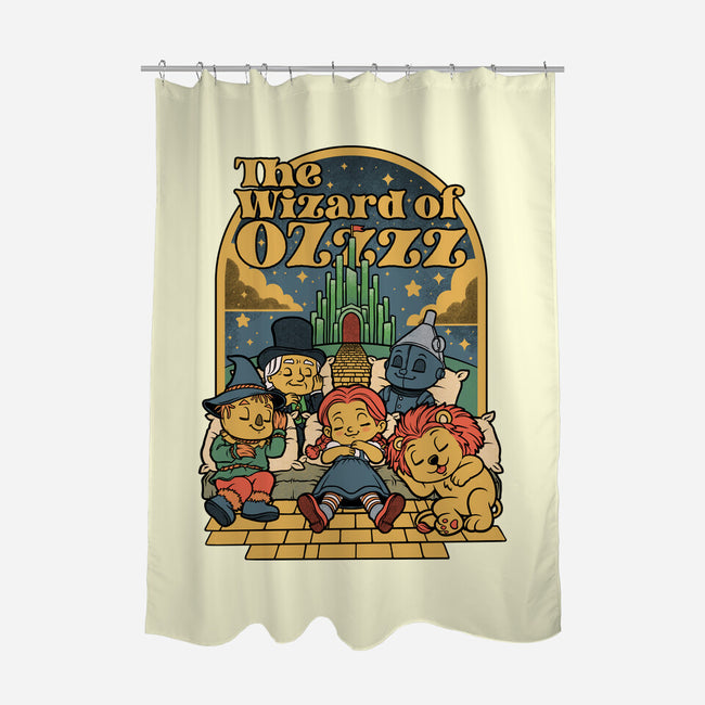 The Wizard Of Sleep-None-Polyester-Shower Curtain-Studio Mootant