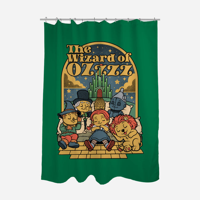 The Wizard Of Sleep-None-Polyester-Shower Curtain-Studio Mootant