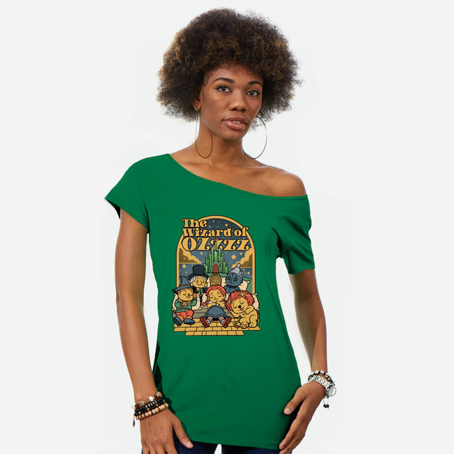 The Wizard Of Sleep-Womens-Off Shoulder-Tee-Studio Mootant