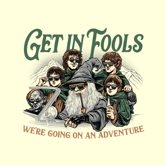 Get In Fools-None-Fleece-Blanket-momma_gorilla