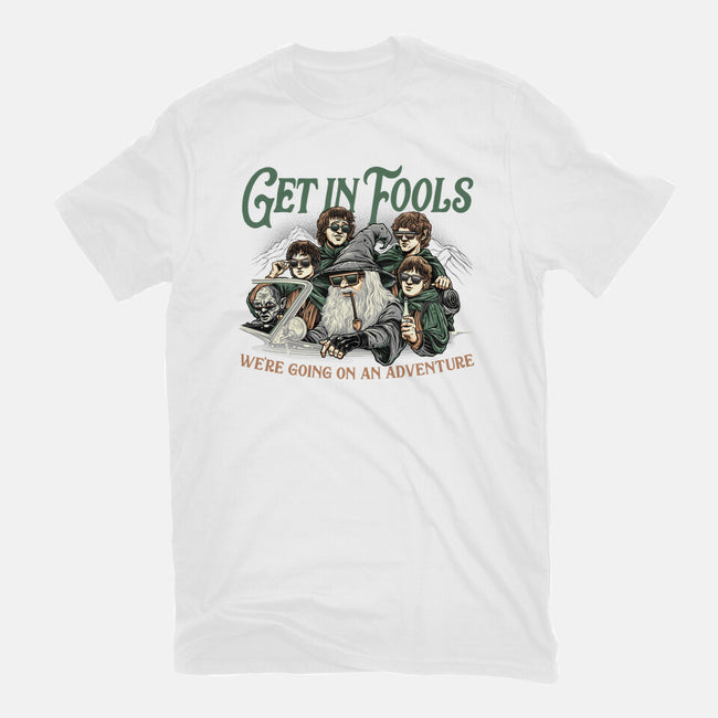 Get In Fools-Unisex-Basic-Tee-momma_gorilla