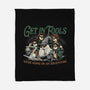 Get In Fools-None-Fleece-Blanket-momma_gorilla