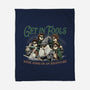 Get In Fools-None-Fleece-Blanket-momma_gorilla