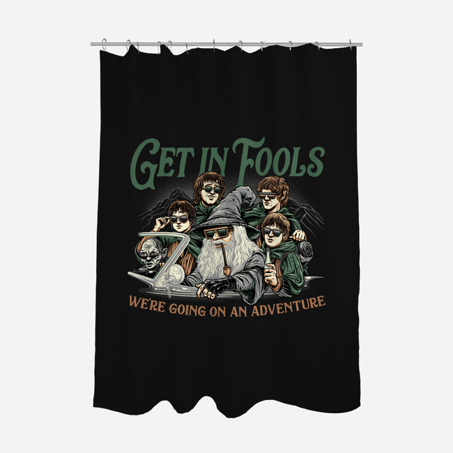 Get In Fools-None-Polyester-Shower Curtain-momma_gorilla