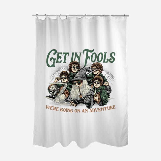 Get In Fools-None-Polyester-Shower Curtain-momma_gorilla