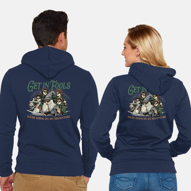 Get In Fools-Unisex-Zip-Up-Sweatshirt-momma_gorilla