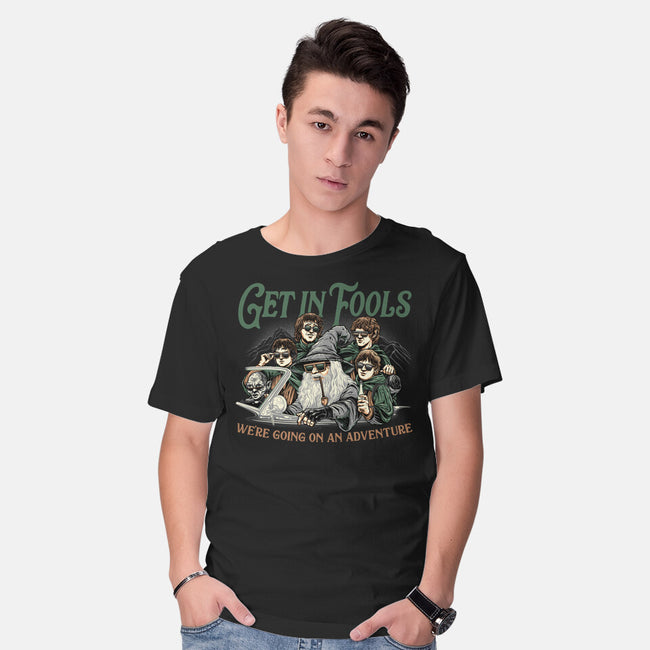 Get In Fools-Mens-Basic-Tee-momma_gorilla