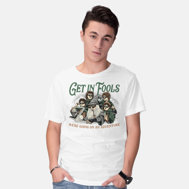 Get In Fools-Mens-Basic-Tee-momma_gorilla