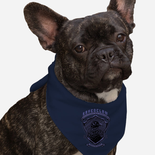 Violet Crow Emblem-Dog-Bandana-Pet Collar-Astrobot Invention