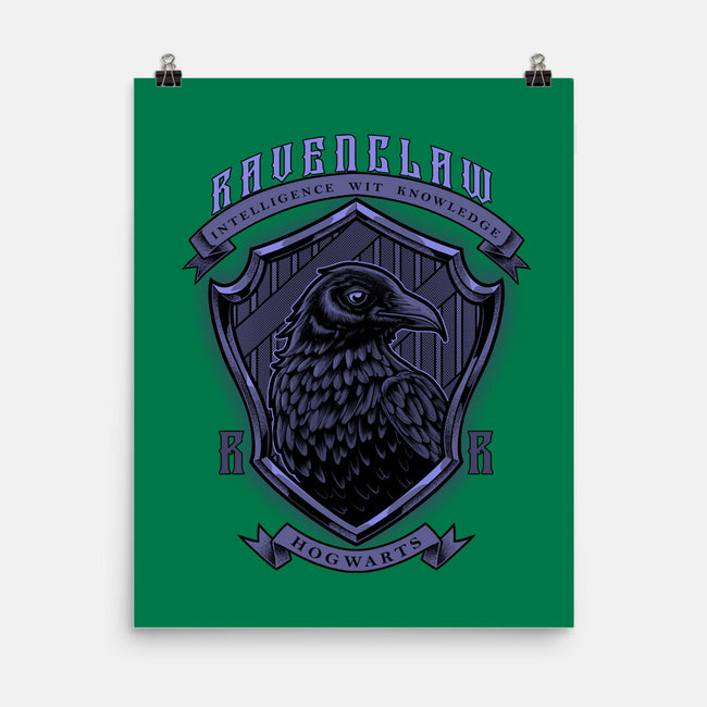 Violet Crow Emblem-None-Matte-Poster-Astrobot Invention