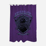 Violet Crow Emblem-None-Polyester-Shower Curtain-Astrobot Invention