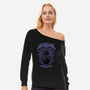 Violet Crow Emblem-Womens-Off Shoulder-Sweatshirt-Astrobot Invention