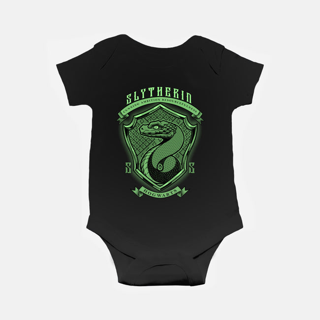 Green Snake Emblem-Baby-Basic-Onesie-Astrobot Invention