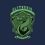 Green Snake Emblem-None-Polyester-Shower Curtain-Astrobot Invention