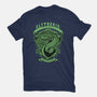 Green Snake Emblem-Mens-Heavyweight-Tee-Astrobot Invention