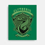 Green Snake Emblem-None-Stretched-Canvas-Astrobot Invention