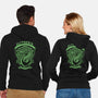 Green Snake Emblem-Unisex-Zip-Up-Sweatshirt-Astrobot Invention