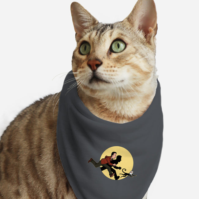 The Adventures Of Ross And Marcel-Cat-Bandana-Pet Collar-jasesa