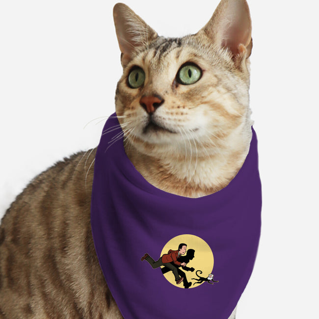 The Adventures Of Ross And Marcel-Cat-Bandana-Pet Collar-jasesa