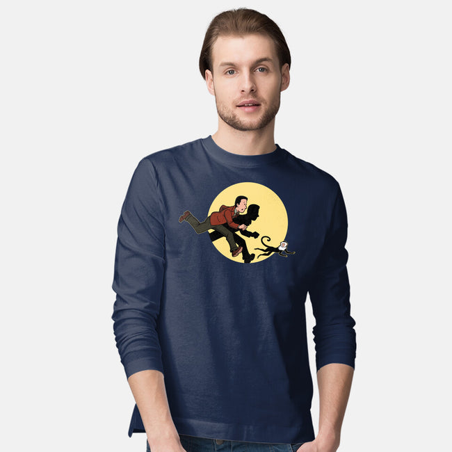 The Adventures Of Ross And Marcel-Mens-Long Sleeved-Tee-jasesa