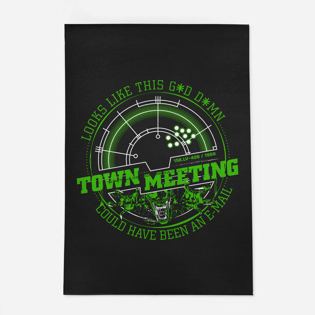 Aliens Town Meeting-None-Indoor-Rug-rocketman_art