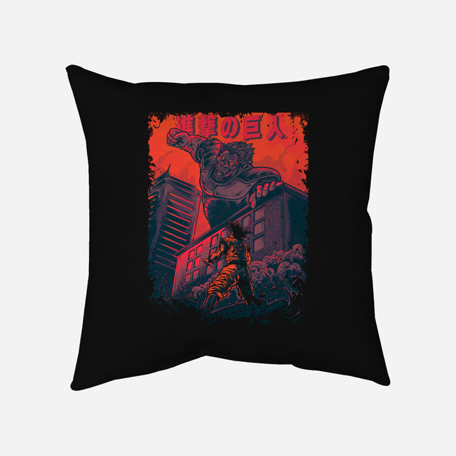 Attack On Titan-None-Removable Cover w Insert-Throw Pillow-Gleydson Barboza