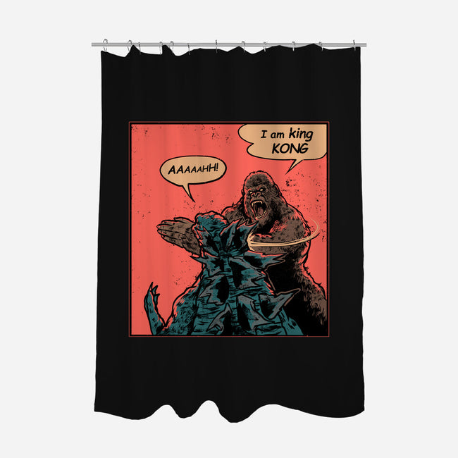 King Of Skull Island-None-Polyester-Shower Curtain-Gleydson Barboza