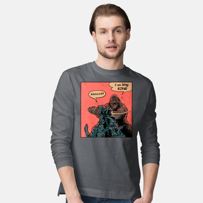 King Of Skull Island-Mens-Long Sleeved-Tee-Gleydson Barboza