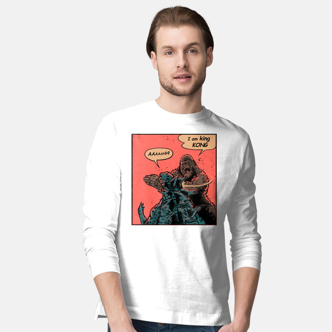 King Of Skull Island-Mens-Long Sleeved-Tee-Gleydson Barboza