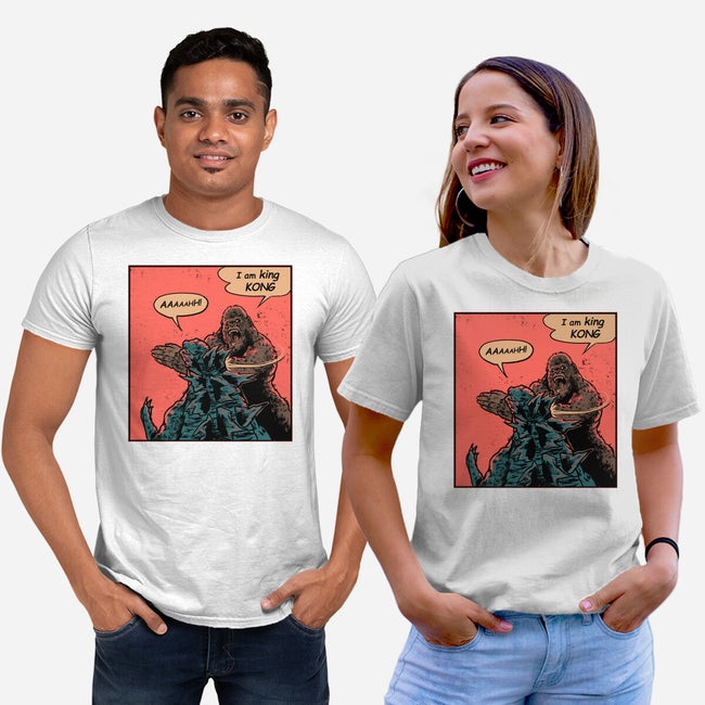 King Of Skull Island-Unisex-Basic-Tee-Gleydson Barboza