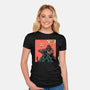 King Of Skull Island-Womens-Fitted-Tee-Gleydson Barboza