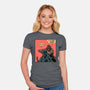 King Of Skull Island-Womens-Fitted-Tee-Gleydson Barboza