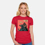 King Of Skull Island-Womens-Fitted-Tee-Gleydson Barboza