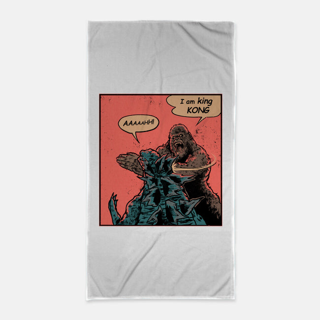 King Of Skull Island-None-Beach-Towel-Gleydson Barboza