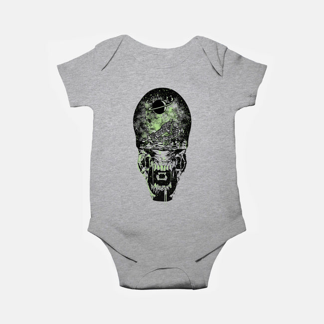 Xenomorph Space-Baby-Basic-Onesie-dalethesk8er