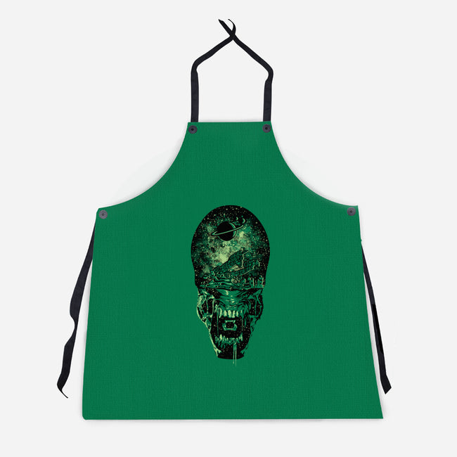 Xenomorph Space-Unisex-Kitchen-Apron-dalethesk8er