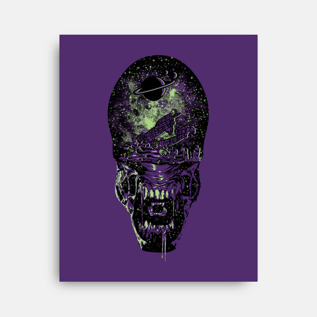 Xenomorph Space-None-Stretched-Canvas-dalethesk8er