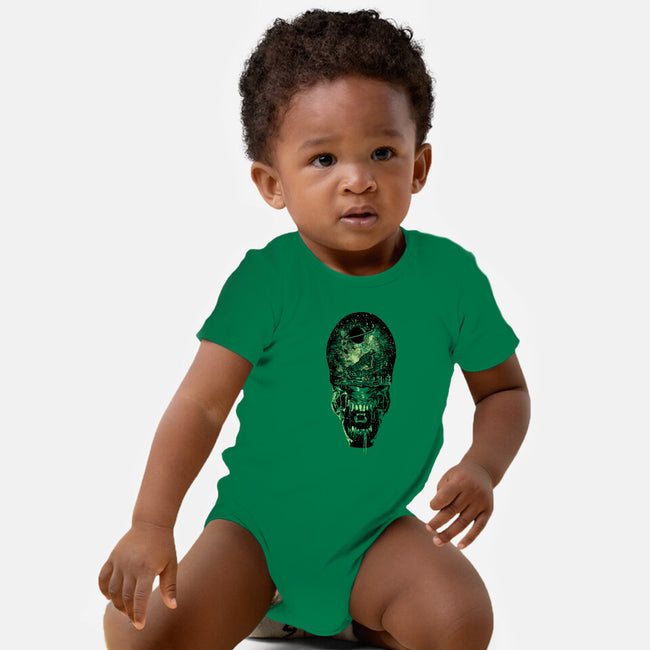 Xenomorph Space-Baby-Basic-Onesie-dalethesk8er