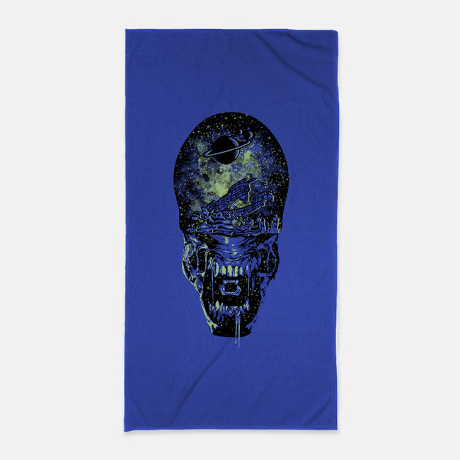 Xenomorph Space-None-Beach-Towel-dalethesk8er