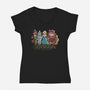 The Brothers Of Oz-Womens-V-Neck-Tee-zascanauta